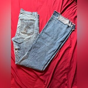 7FAMK Dojo Sz 29- project jeans!!